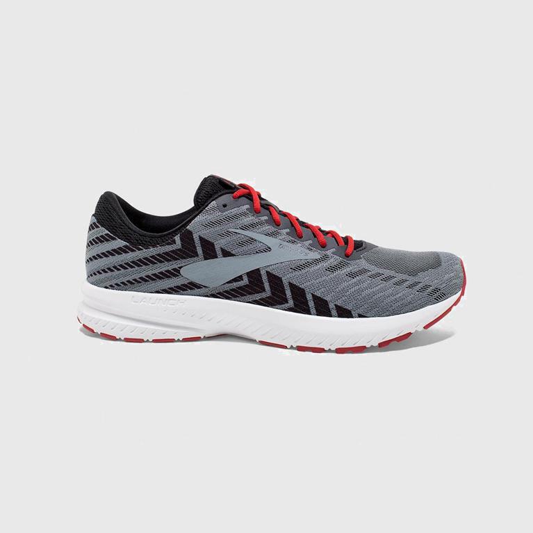 Brooks Launch 6 Mens Road Running Shoes - Grey - Philippines (153620SHG)